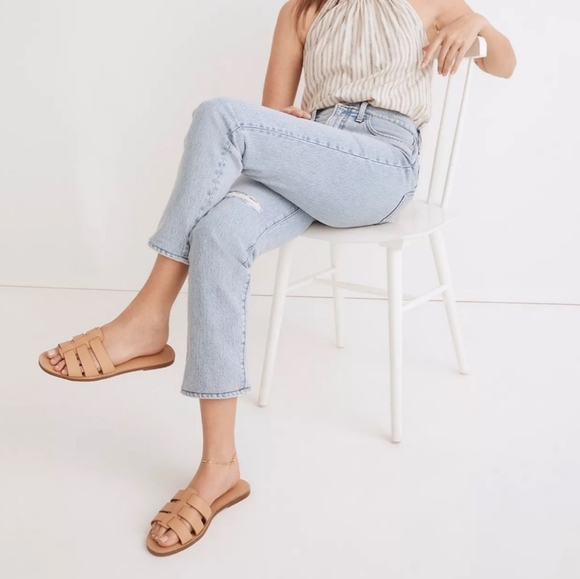 Madewell Denim - Madewell perfect vintage crop jeans Sudbury wash